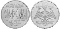 10 DM Wilhelm Conrad Röntgen BRD 1995 Silbermünze Niedersachsen - Cloppenburg Vorschau