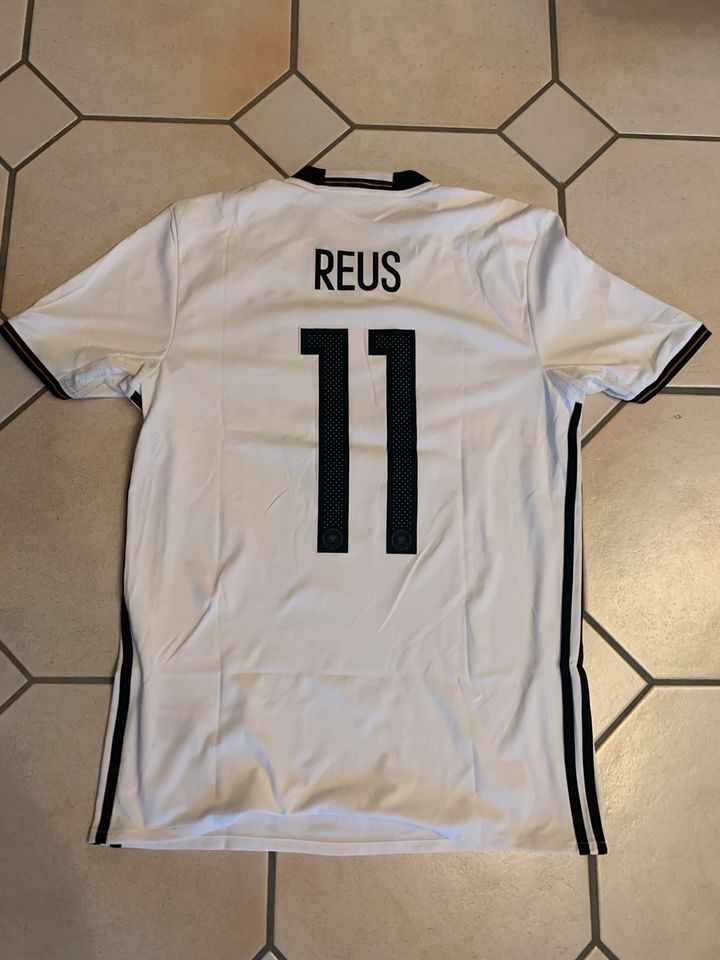 DFB Deutschland Adidas Trikot Herren M Reus 11 Weltmeister BVB in Kreuztal