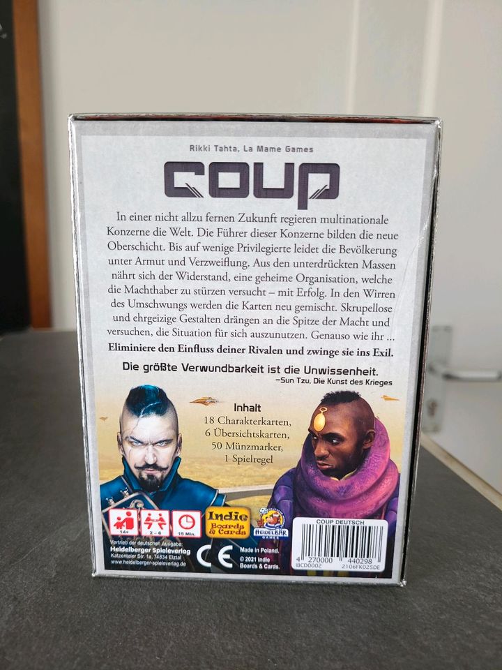 Kartenspiel "Coup" (deutsch) in Bonn