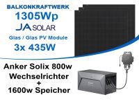 ✅ Balkonkraftwerk 1305 Watt mit 1600w Speicher Nordrhein-Westfalen - Stemwede Vorschau