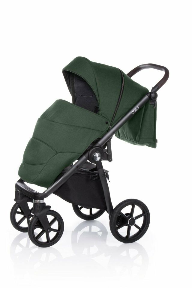 Kombi Kinderwagen Buggy Roan Coss Night Green+ Zubehör in Leipzig