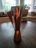 Vintage Vase Kupfer mit Holzgriff Berlin - Lichtenberg Vorschau