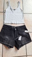 Short Noisy May NEU! schwarz XS Top Brandy Melville grau Bayern - Würzburg Vorschau