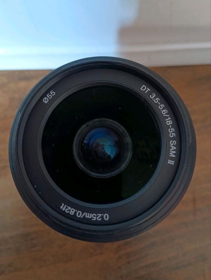 Sony Objektiv 18-55 mm für Alpha 58 in Ketsch