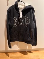 NEU GAP Sweatjacke Gr 140 146 mit Teddyfutter schwarz Jacke Baden-Württemberg - Karlsruhe Vorschau