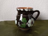 Krug Vase Keramik schwarz Blumen retro vintage Münster (Westfalen) - Roxel Vorschau