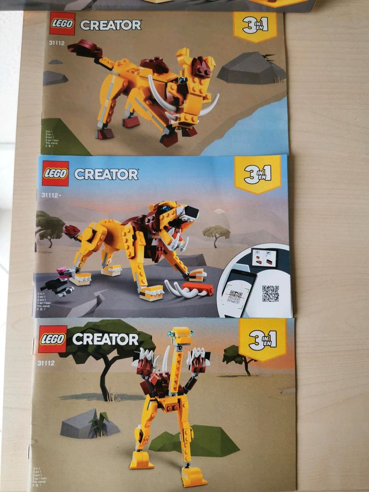 Lego creator 31112 wilder Löwe 3in1 in Löchgau