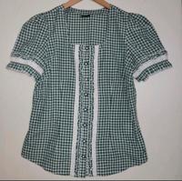 NEU Trachtenbluse Bluse Gr 42 grün weiß Kariert Bayern - Lichtenfels Vorschau