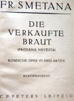 Altes Notenbuch -  Die verkaufte Braut Baden-Württemberg - Rastatt Vorschau