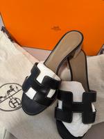 Hermès Sandalen OASIS Gr. 35 schwarz noir Leder Original Bayern - Augsburg Vorschau