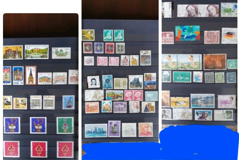 Briefmarken-Album mit über 420 Briefmarken ☆ inkl. Versand☆ in Duisburg