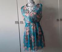 Damen Sommer Tunika Gr 36/38 transparent mit floralen Muster Hessen - Kirchhain Vorschau