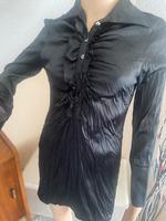 Please Satin Bluse Longbluse Kleid GOTHIC GR XS/S Leipzig - Thekla Vorschau