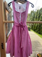 Dirndl Tracht Gr. 32 pink-weiß-kariert Bayern - Seebruck Vorschau