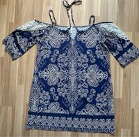 Neuwertiges Kleid , blau weiß, Gr.48/50, figurumspielend Rheinland-Pfalz - Frankenthal (Pfalz) Vorschau