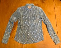ONLY Hemd Bluse Jeansblau gepunktet Größe S/36 Hannover - Linden-Limmer Vorschau