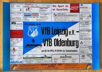 VfB Leipzig - VfB Oldenburg | Ankündigungsplakat | A1 | 1. FC Lok Leipzig - Leipzig, Zentrum-Ost Vorschau