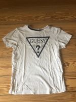 Guess T-Shirt beige Gr.164 dunkelblauer Aufdruck Hamburg-Nord - Hamburg Eppendorf Vorschau