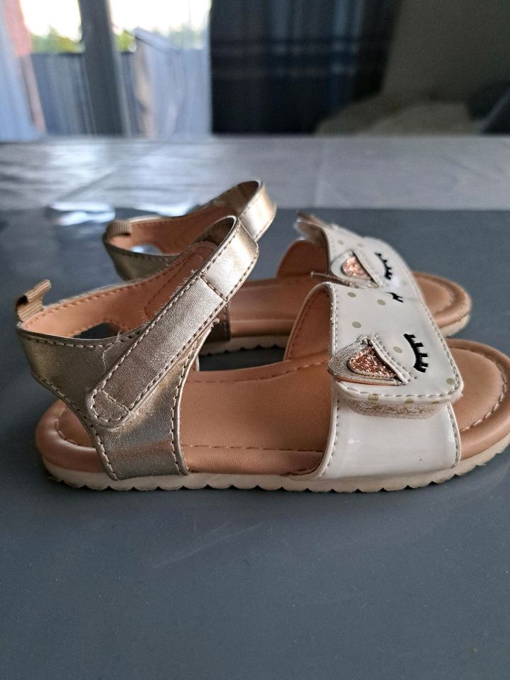 Sandalen Katze mit Glitzer Schimmer H&M Gr. 24 in Kiel