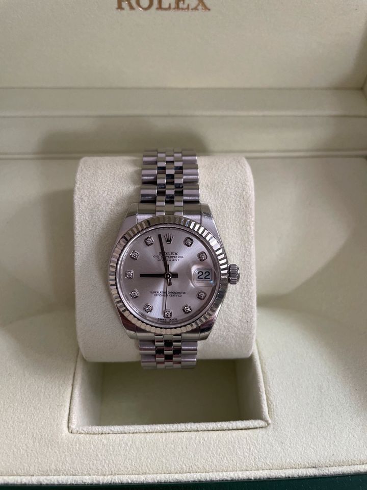 Rolex lady datejust 31 mm diamond Diamant oyster perpetual in München