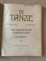 Noten für Klavier, 111 Tänze, Verlag Hamburg Anton j. Benjamin Ludwigslust - Landkreis - Pampow Vorschau