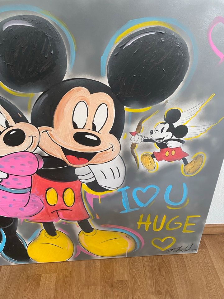 Mickey Mouse Wandgemälde Handgemalen in Düsseldorf