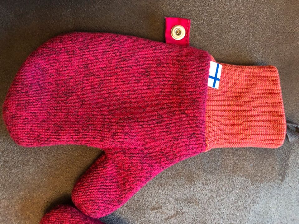 Finkid Handschuhe Fäustlinge Strickfleece L7-10Y Pupujussi in Rangsdorf