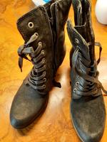 Schwarze Wildleder Stiefelette Gr.39 von bama neu Düsseldorf - Bilk Vorschau