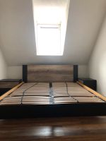 Schwarzes Bett mit Holz Optik Hannover - Linden-Limmer Vorschau