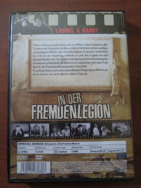 DVD: Laurel & Hardy in der Fremdenlegion (FSK 0) in Berlin