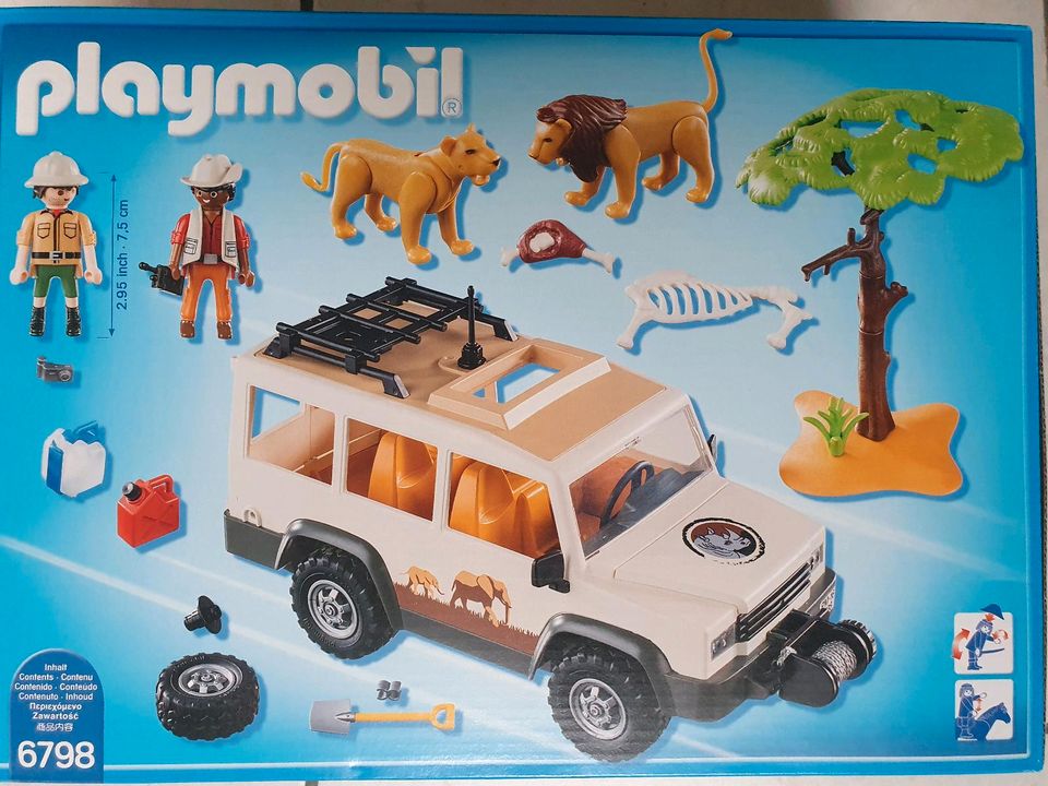 Playmobil 6798 Safari-Geländewagen mit Seilwinde / wild life  NEU in Dirmstein