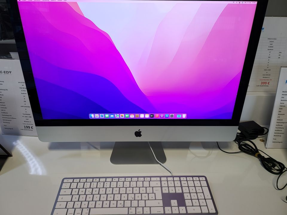 Apple Imac 27" 5K Ende 2015 i7 2TB FD 16GB Gebrauchtgerät - SIK-EDV 449,00* in Bremerhaven