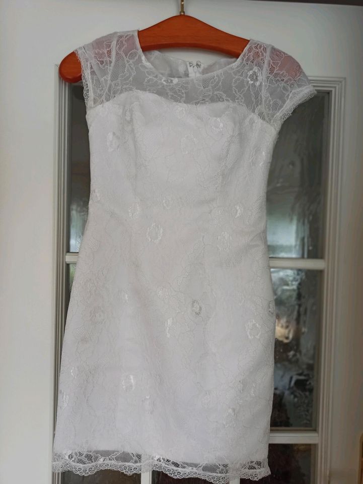 Kurzes Brautkleid Hochzeitskleid Standesamtkleid XS 34 in Kiel