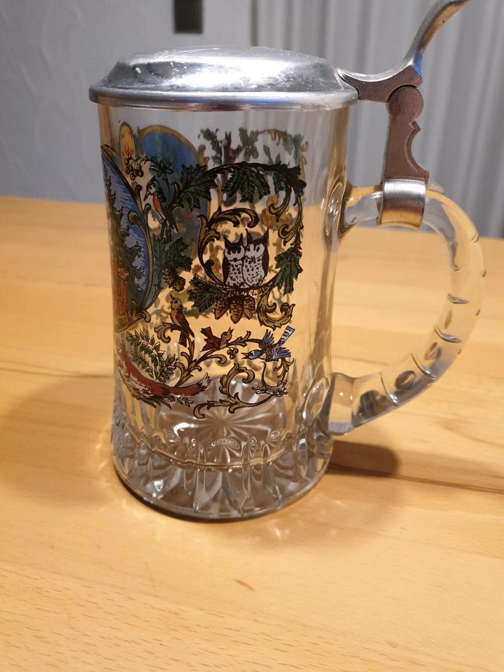 ❤Bierkrug mit Zinndeckel  Made in Germany❤ in Mechernich