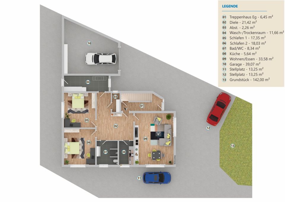 Exklusives Wohnvergnügen: 3-Zimmerwohnung mit Privatgrundstück in Hennef-Allner + PROVISIONSFREI in Hennef (Sieg)