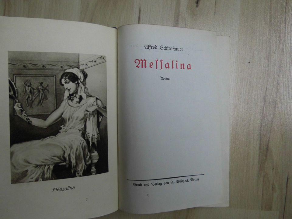 Messalina – Alfred Schirokauer – Frakturschrift in Wesel