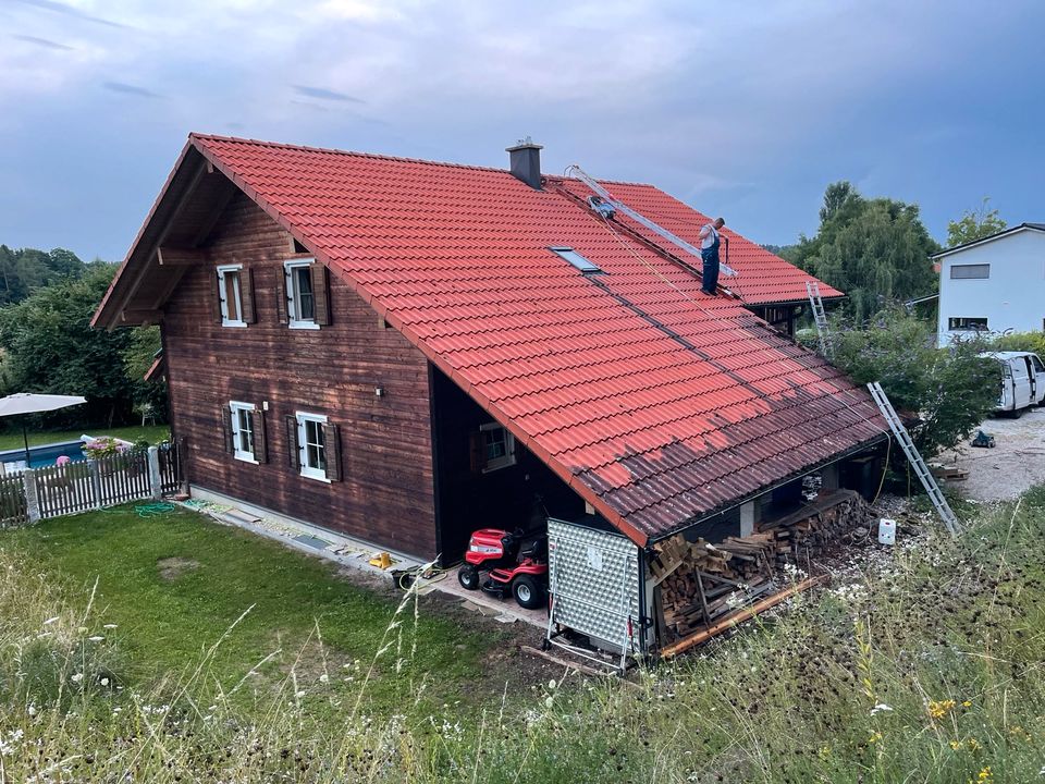 Dachreinigung, Terrassenreinigung,Pflasterreinigung in Reisbach