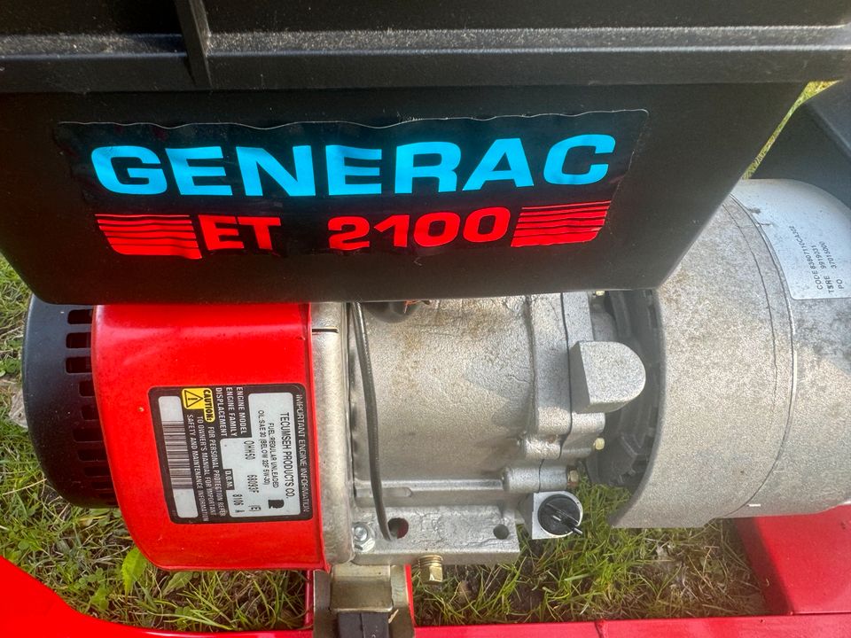 Notstromaggregat Generac ET2100 nie benutzt in Kleinmachnow