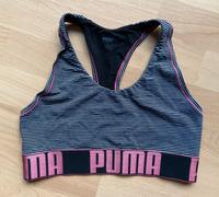 Schwarz-Weiß gestreifter PUMA Bustier Gr. M **wNEU** Hessen - Zierenberg Vorschau