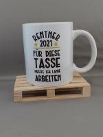 Hochwertige Keramik Tasse "Rentner" - personalisierbar Hessen - Ulrichstein Vorschau