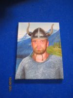 Wikinger Gemälde Öl Unikat Thor Wotan Odin Pagan viking nordic Nordrhein-Westfalen - Hamm Vorschau