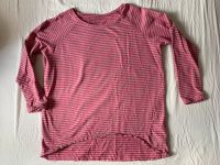 Sweater Shirt Longsleeve grau pink gestreift maritim handmade S M Brandenburg - Cottbus Vorschau