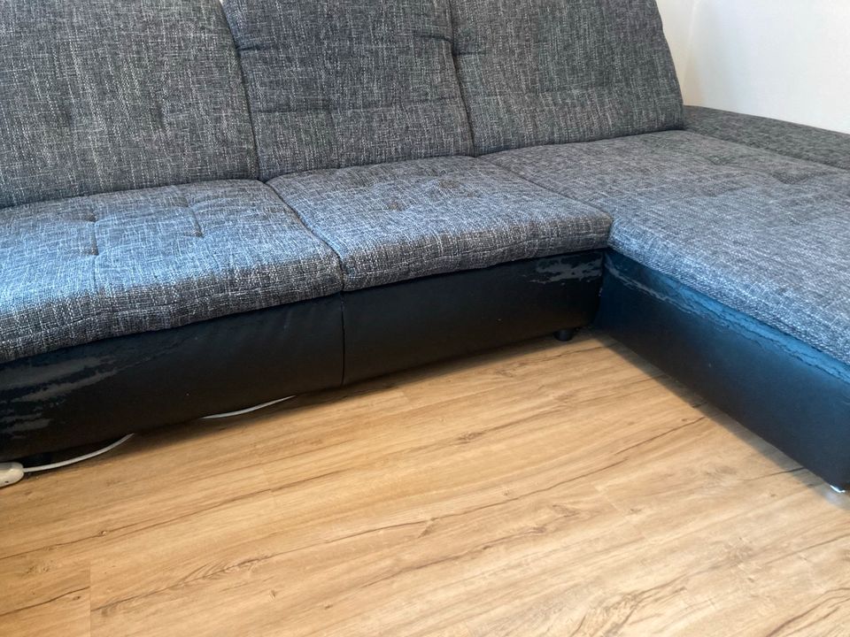 Polstergarnitur Couch in Moos
