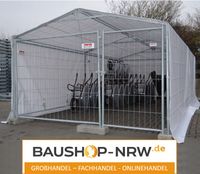 MÜBA Lagerzelt 3,5x3,5m(12,25m²) oder 3,5x7,0m(24,5m²) Bauzaunzelt Überdachung Lager Baustelle Weihnachtsmarkt Veranstaltungen und Messen Nordrhein-Westfalen - Ense Vorschau