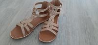 Sandalen gold Gr.40 Bayern - Mering Vorschau