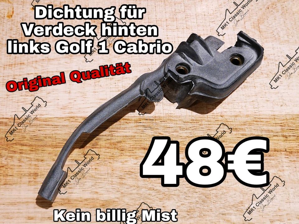 Verkaufe hier viele Neue Teile für das Golf 1 Cabrio bzw. Limo in Hohenhameln