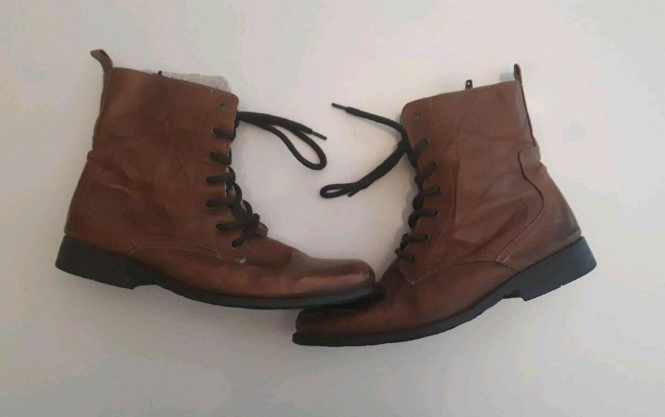 Echt Leder Stiefel für Herren Gr.41 in Kamp-Lintfort