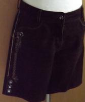 *Country Line*Lederhose kurz braun m. Stickerei Ziegenleder Gr.36 Bayern - Velden Vorschau