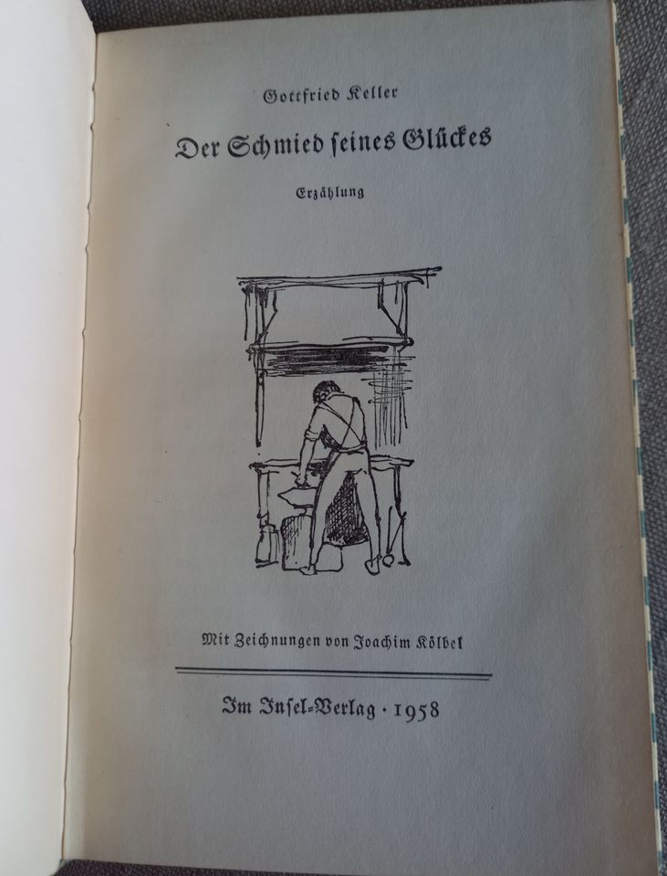 Keller: Der Schmied seines Glücks. Inselbücherei Nr. 328 in Berlin