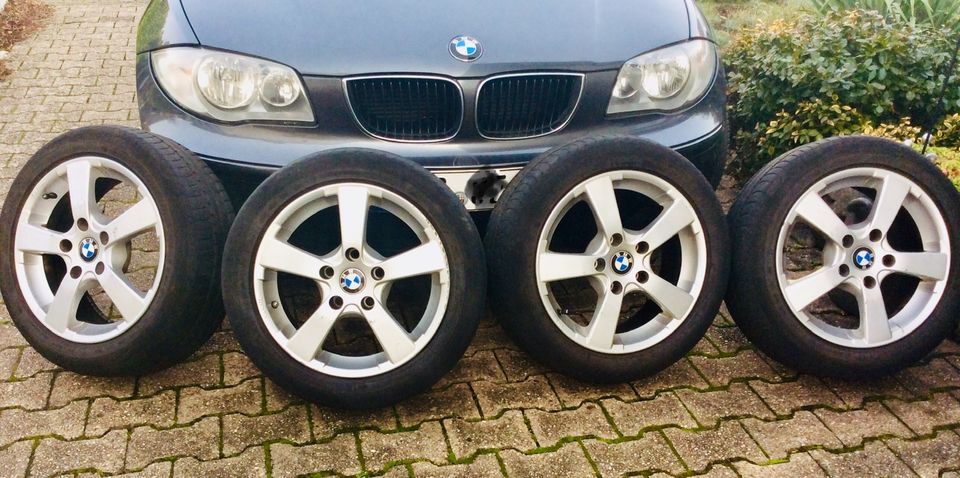 4 Alu-Felgen mit Reifen für 1er BMW mit GOODYEAR Bereifung in Wallerfangen